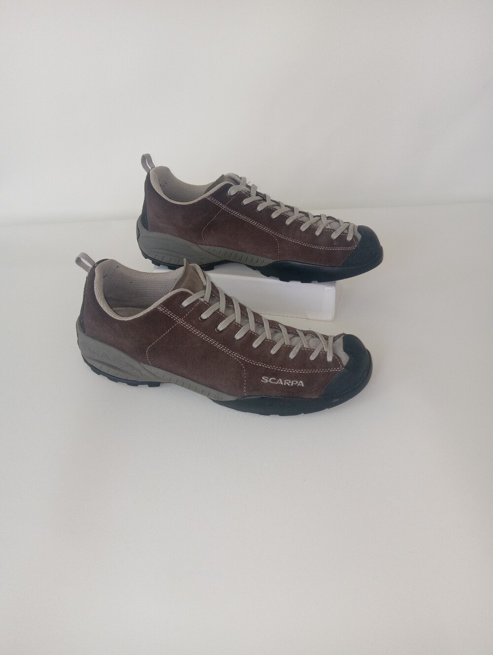 Scarpa Mojita Approach Brown and Black Men's Lace-Up Hiking Sneakers Sz 11.5